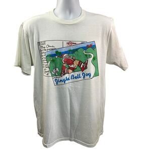 Jerzees 1990 Jingle Bell Jog Vintage T-Shirt – Size Small (19x27)